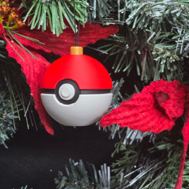 Enfeite de Natal Pokebola