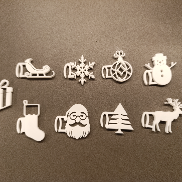 Marcador de Copos de Natal