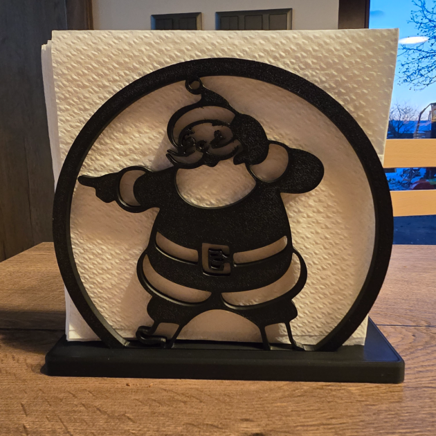 Porta Guardanapos Pai Natal