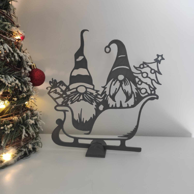 Gnomos em trenó
