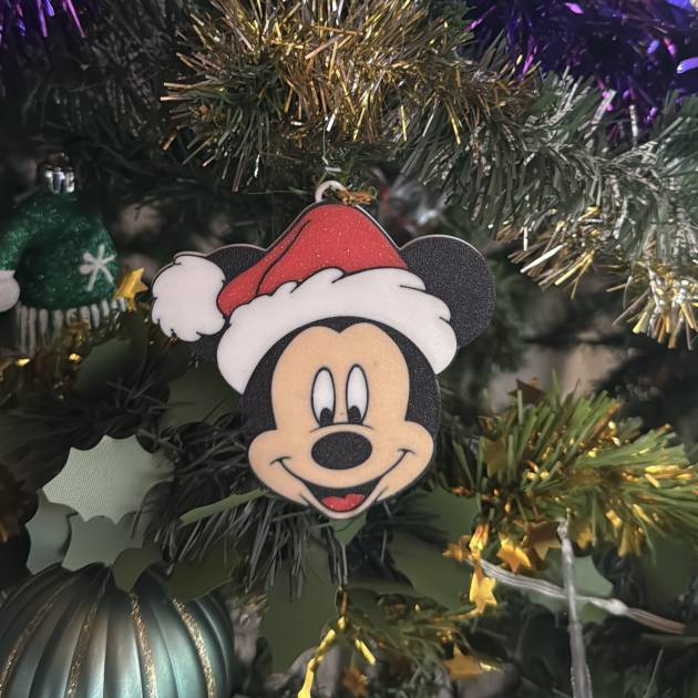 Enfeite de Natal do Mickey Mouse
