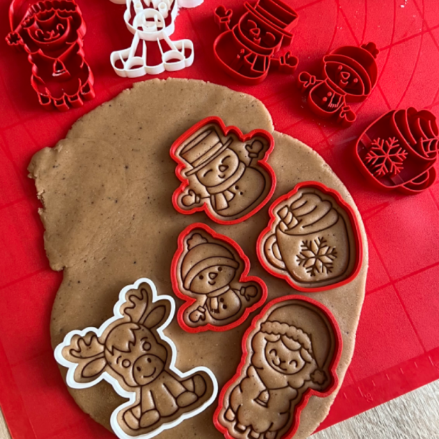 7 Cortadores de biscoitos de inverno