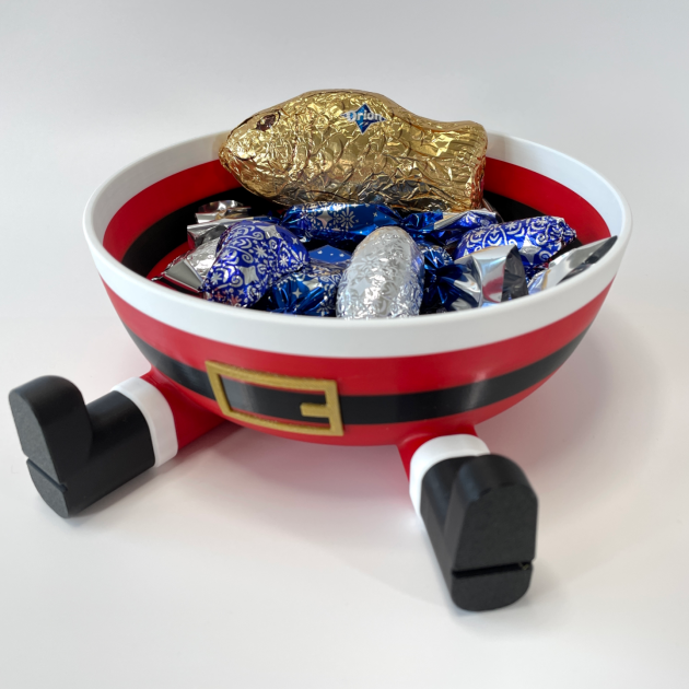 Tigela de Natal do Pai Natal