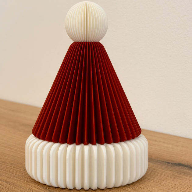 Tigela em forma de chapéu de Natal