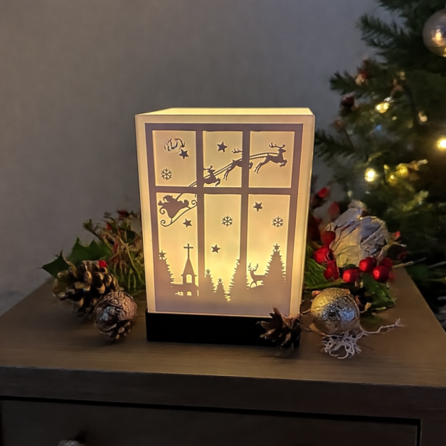 Luminária - Janela de Natal