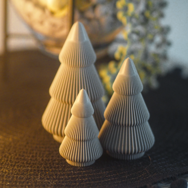 Pack de três árvores de natal