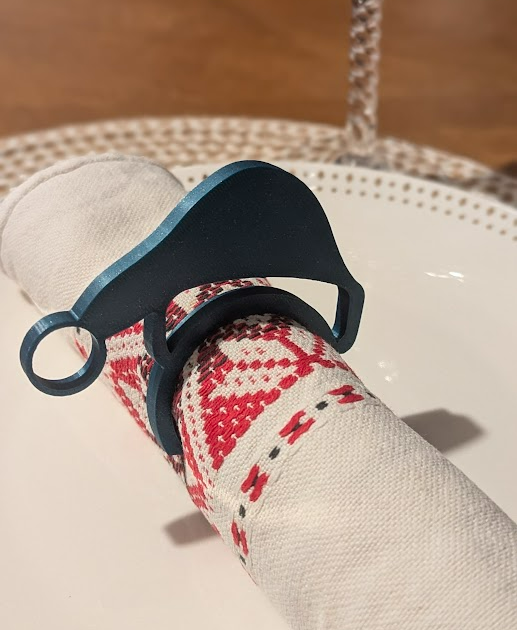 Porta guardanapos Gorro Pai Natal