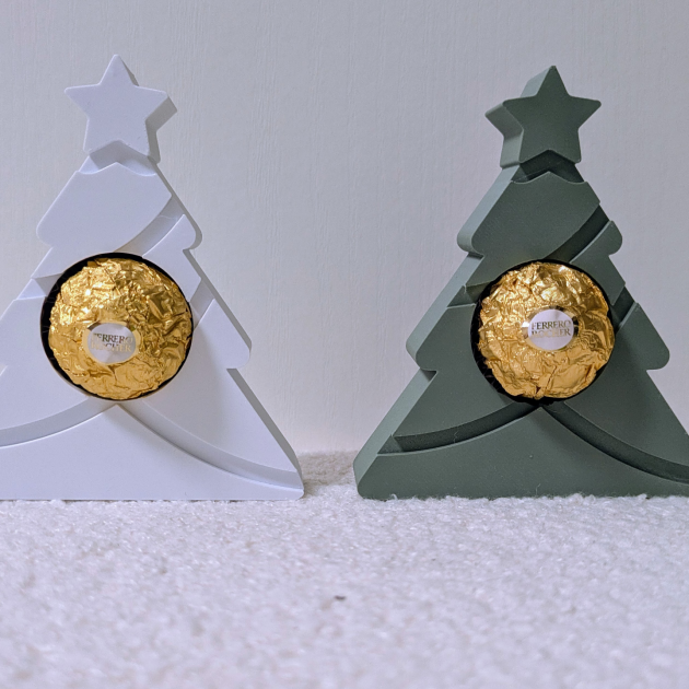 Árvore de Natal Ferrero Rocher - Suporte para Chocolates