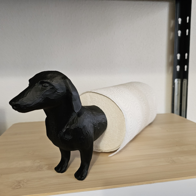 Porta Rolo de Cozinha Salsicha