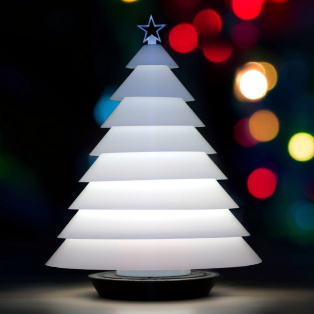 Luminária de árvore de Natal