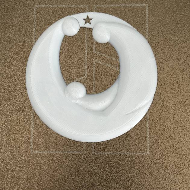 Enfeite de Bola de Natal Presépio