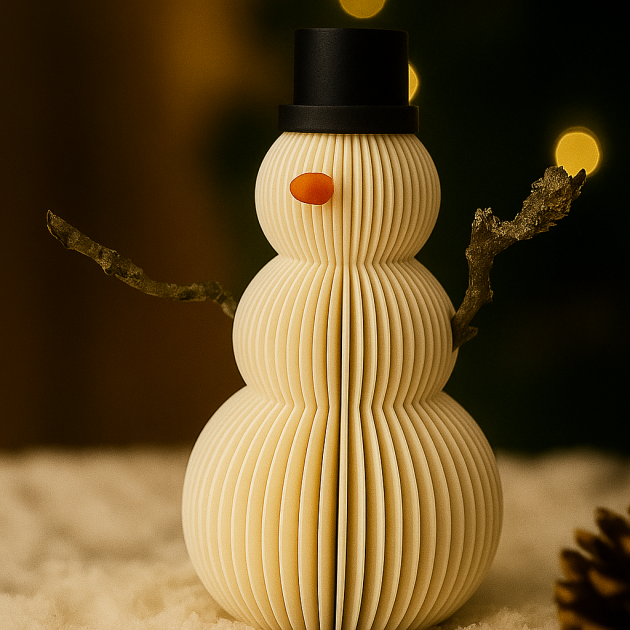 Boneco de neve para decoração de Natal