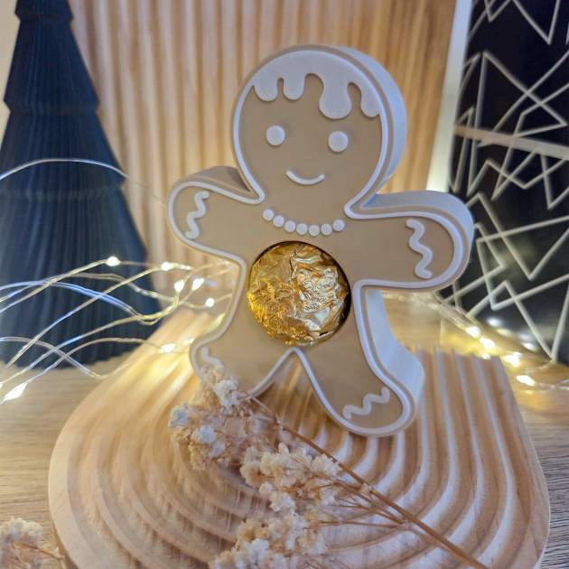 Menina Gengibre Ferrero Rocher – Suporte para Chocolates