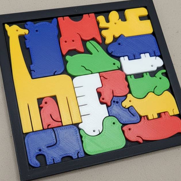 Puzzle Animais