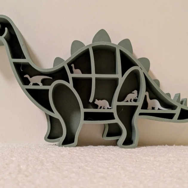 Prateleira de Dinossauro e Mini Figuras