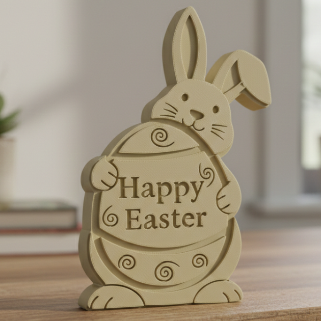 Decoração de Páscoa "Happy Easter"