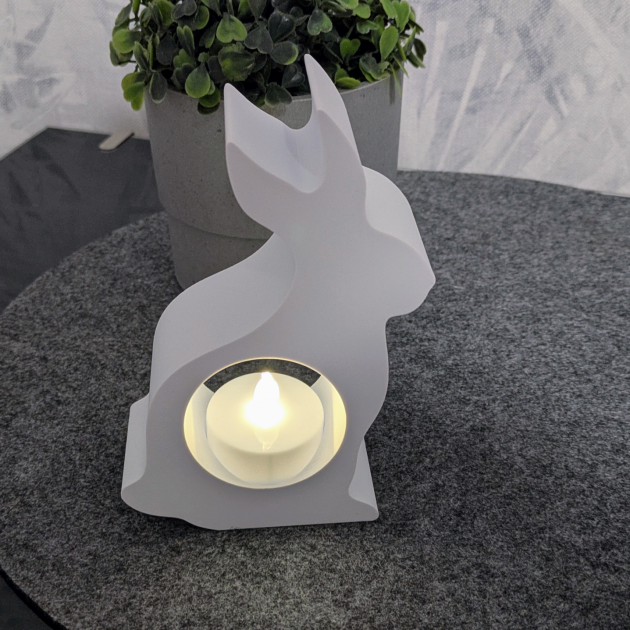 Castiçal de coelhinho da Páscoa