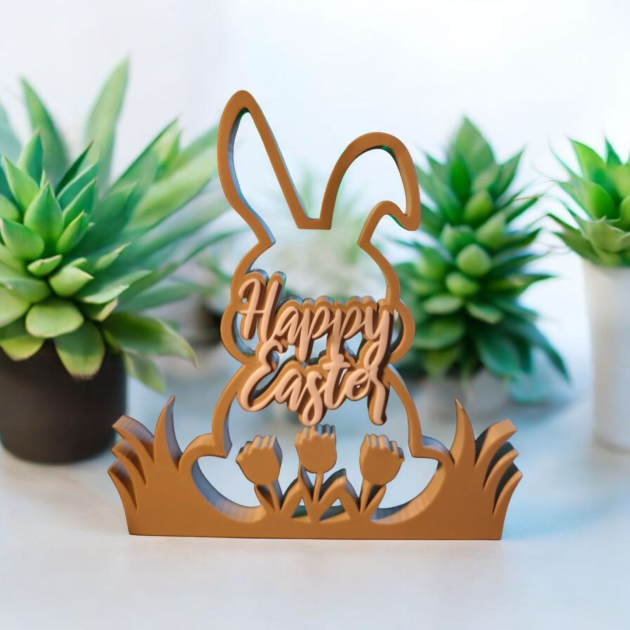Feliz Páscoa Decoração de Coelho da Páscoa